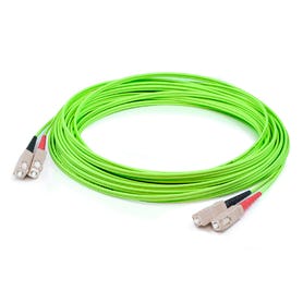 AddOn Networks ADD-SC-SC-25M5OM5 InfiniBand/fibre optic cable 25 m OFNR Green