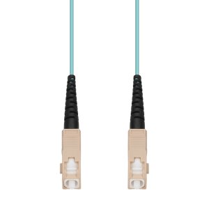 AddOn Networks 5m SC to SC Aqua colour OM4 Simplex LSZH Fiber Patch Cable