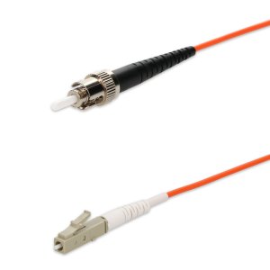 AddOn Networks 5m ST to LC Orange OM1 Simplex LSZH MMF Fiber Patch Cable
