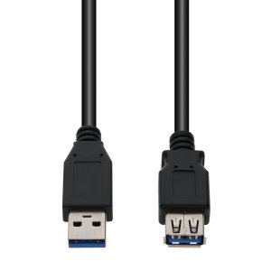AddOn Networks 10ft USB A 3.0 (Male) to USB A 3.0 (Female) Black Cable, 5Gbps