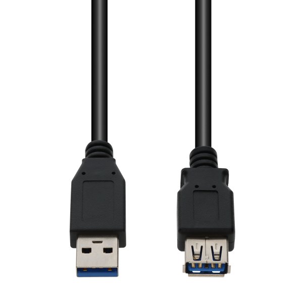 AddOn Networks 10ft USB A 3.0 (Male) to USB A 3.0 (Female) Black Cable, 5Gbps