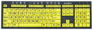 Hypertec K-ZT-BY keyboard Office USB QWERTY English Black, Yellow