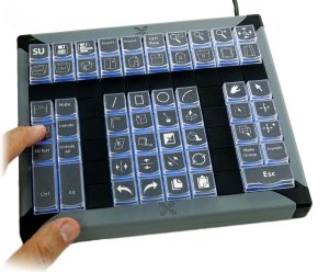 P&I Engineering XK-60 keyboard USB Black, Grey