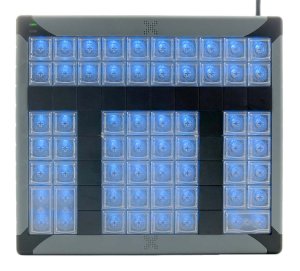 P&I Engineering XK-60 keyboard USB Black, Grey