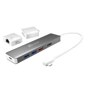j5create JCD375-N USB-C™ Modular Multi-Adapter with 2 Kits