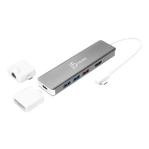 j5create JCD375-N USB-C™ Modular Multi-Adapter with 2 Kits