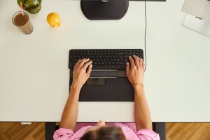 Contour Design SliderMouse Pro Regular Vegan Leather Wrist Rest Wired