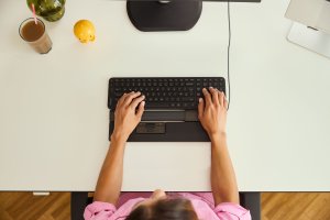 Contour Design SliderMouse Pro Slim Vegan Leather Wrist Rest Wired