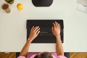 Contour Design SliderMouse Pro Extended Vegan Leather Wrist Rest Wireless