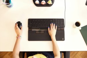 Contour Design RollerMouse Pro Extended Vegan Leather Wrist Rest Wired