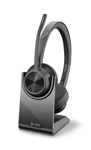 HP Poly Voyager 4320 USB-C Headset +BT700 dongle +Charging Stand