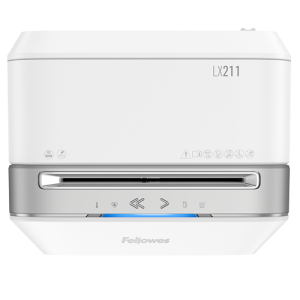 Fellowes LX Series Powershred LX21 paper shredder Micro-cut shredding Grey, White