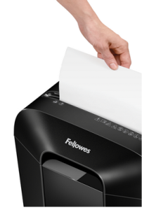 Fellowes LX50 paper shredder Cross shredding 22 cm Black