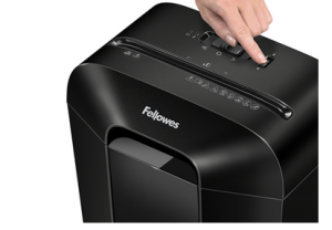 Fellowes LX50 paper shredder Cross shredding 22 cm Black
