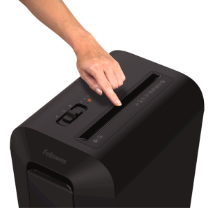 Fellowes LX65 paper shredder Cross shredding 4 cm Black