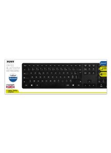 Port Designs 900903 keyboard Home RF Wireless + Bluetooth AZERTY French Black