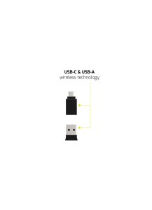 Port Designs 900906-FR keyboard Mouse included Office RF Wireless AZERTY French Black