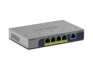 NETGEAR GS105PP Unmanaged Gigabit Ethernet (10/100/1000) Power over Ethernet (PoE) Desktop/Wall-Mounting Grey