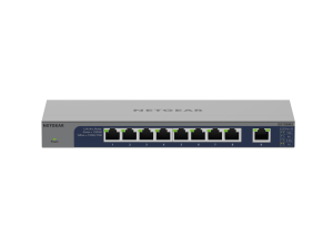 NETGEAR GS108MX-100EUS network switch Unmanaged L2 Gigabit Ethernet (10/100/1000) Desktop/Wall-Mounting