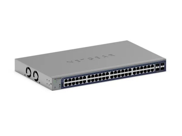 NETGEAR GS752TX Managed Gigabit Ethernet (10/100/1000) 1U Grey
