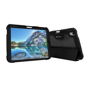 MAXCases Extreme Folio-X for iPad 10 & 11th gen (Black-Smooth Wipeable Material)