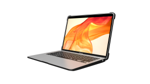 MAXCases Extreme Shell-L for MacBook Air 13.6" (2022 M2) & MacBook Air 13.6 M3 (A3113) & MacBook Air 13.6" M4 (2025) (Black/Clear)