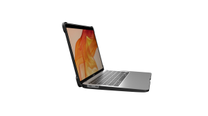 MAXCases Extreme Shell-L for MacBook Air 13.6" (2022 M2) & MacBook Air 13.6 M3 (A3113) & MacBook Air 13.6" M4 (2025) (Black/Clear)