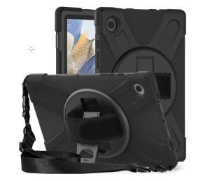 MAXCases Shield Case for iPad 10th (10.9″) & 11th Gen (A16 11″) (Black) with Shoulder Strap & Hand Strap & Stylus Holder