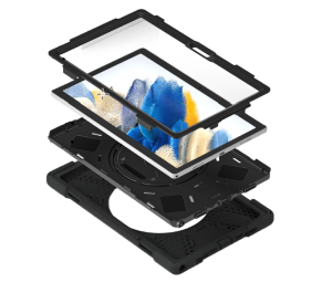 MAXCases Shield Case for iPad 10th (10.9") & 11th Gen (A16 11") (Black) with Shoulder Strap & Hand Strap & Stylus Holder