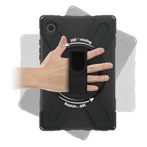 MAXCases Shield Case for iPad 10th (10.9") & 11th Gen (A16 11") (Black) with Shoulder Strap & Hand Strap & Stylus Holder