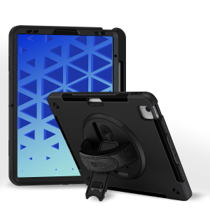MAXCases Extreme Shield for iPad Air 6 11″ with screen protector and shoulder strap (2024) (Black)