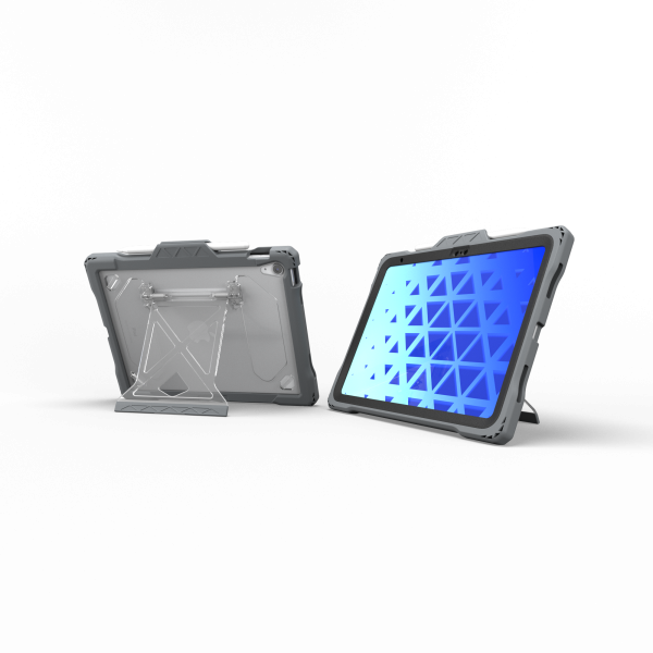 MAXCases Shield Extreme-X2 for iPad 10 & 11th gen (2022) (Black Bezel-Gray Case)