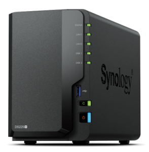 Synology DS225+ 2 Bay NAS Desktop Intel® Celeron® J4125 2 GB DDR4 Synology DSM Black
