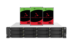 QNAP TS-h1887XU-RP-E2336-32G 360TB (Seagate IronWolf Pro) 18-Bay 2U rackmount NAS Intel