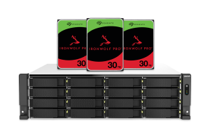 QNAP TS-h2287XU-RP-E2336-32G 480TB (Seagate IronWolf Pro) 22-Bay 3U rackmount NAS Intel