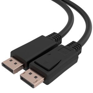 C2G 3ft (0.9m) TAA-Compliant DisplayPortTM Cable with Latches-8K 60Hz