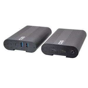 C2G Superbooster 2X4 USB Over Cat6a Extender Switch - USB 3.2 GEN1 (5Gbps)