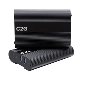 C2G Superbooster 2X4 USB Over Cat6a Extender Switch - USB 3.2 GEN1 (5Gbps)