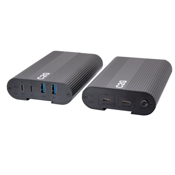 C2G Superbooster® 2X4 USB Over Cat6a Extender Switch - USB 3.2 GEN1 (5Gbps)