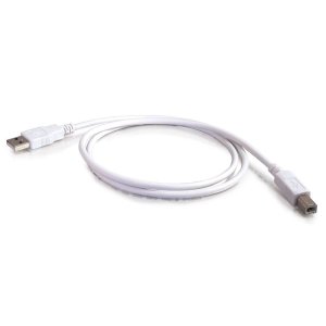 C2G 9.8ft (3m) USB 2.0 A/B Cable - White