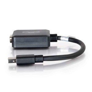 C2G 54315 video cable adapter 0.2 m Mini DisplayPort HD15 Black