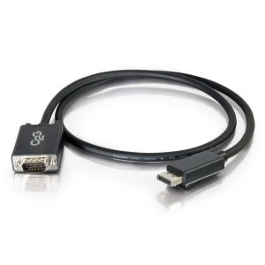 C2G 6ft (1.8m) DisplayPortTM Male to VGA Male Active Adapter Cable - Black