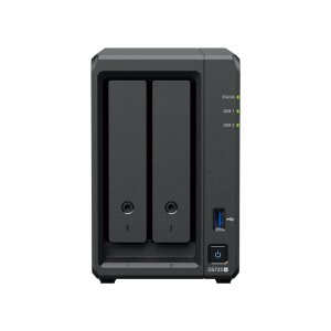 Synology DiskStation DS725+ NAS Ryzen Embedded R1600 4 GB DDR4 Black