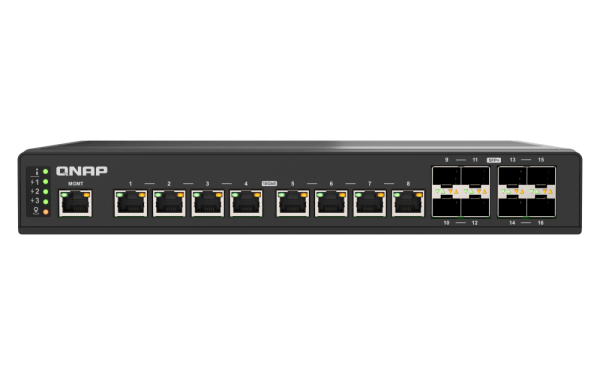 QNAP QSW-IM3216-8S8T network switch Managed 10G Ethernet (100/1000/10000) Black