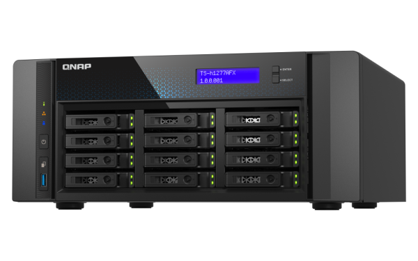 QNAP TS-H1277AFX-R7-32G NAS/storage server Tower AMD Ryzen™ 7 32 GB DDR5 0 TB QuTS hero Black