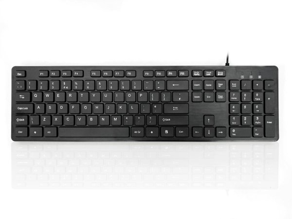 Accuratus 276R V4 keyboard Universal USB QWERTY English Black