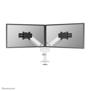 Neomounts DS65S-950WH2 Monitor arm 24-34″ - gas spring - Topfix - multi-adjustable - 180°-stop