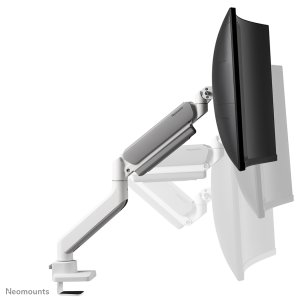 Neomounts DS70PLUS-450WH1 Monitor arm 17-49" - gas spring - Topfix - 180°-stop