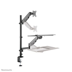 Neomounts DS90-325BL1 Sit-stand workstation desk 17-32" - gas spring