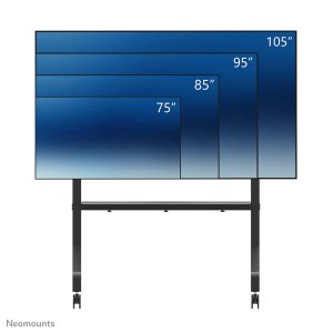 Neomounts FL50-575BL1 TV trolley 65-110" - fast installation - TÜV